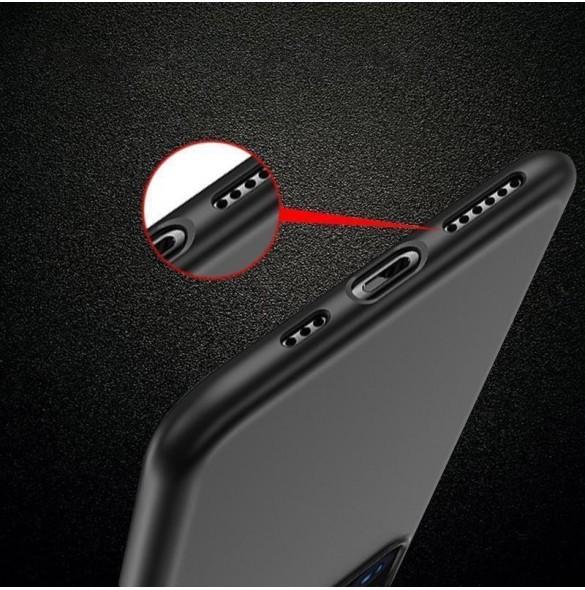 Mjukt fodral för Samsung Galaxy A24 4G tunt silikonfodral svart