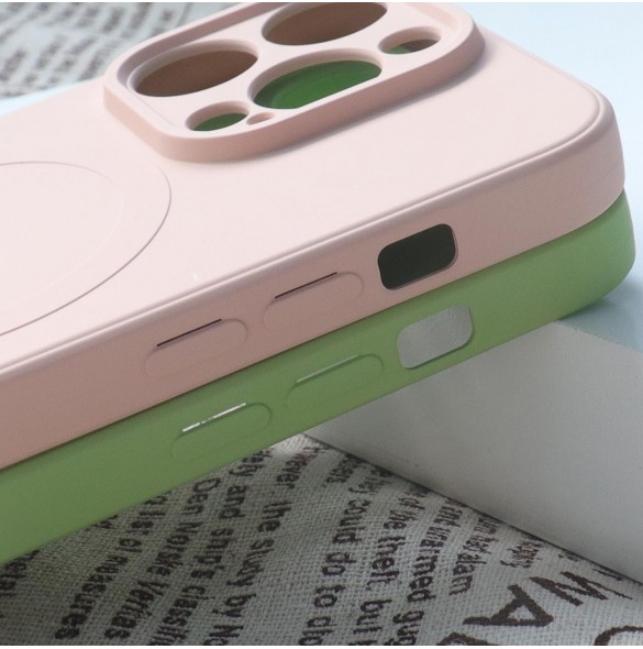 iPhone 14 Pro Silikon Magnetfodral Magsafe - Svart