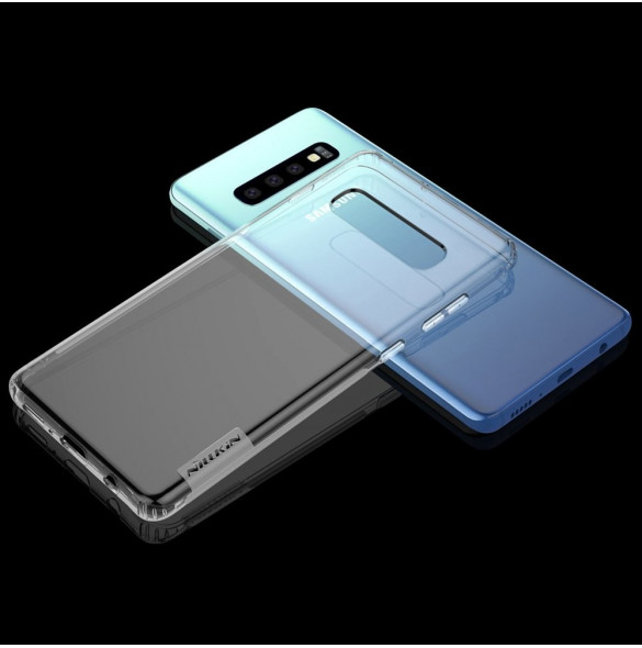 Vitt och väldigt snyggt skydd till Samsung Galaxy S10 +.