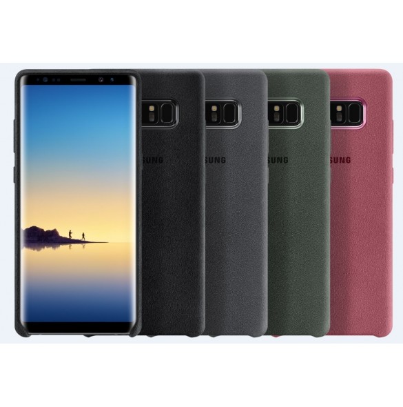 Samsung EF-XN950APE Alcantara Back Cover Skal Till N950 Galaxy Note 8 - Rosa