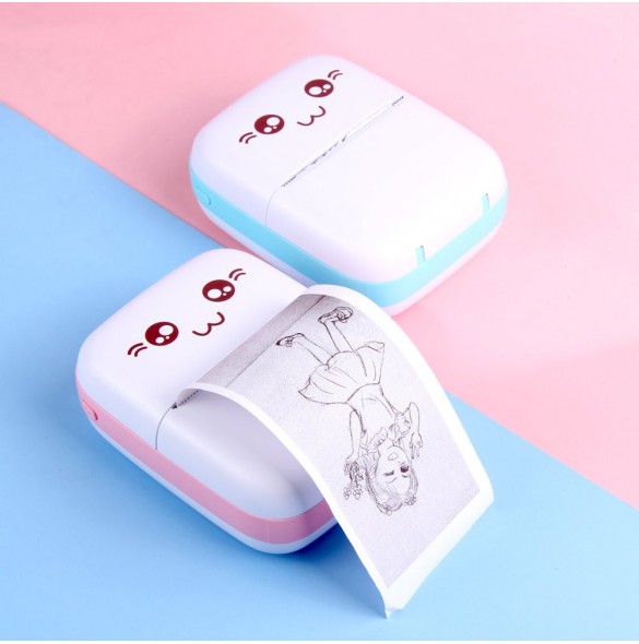 Termoskrivare mini cat HURC9 - rosa