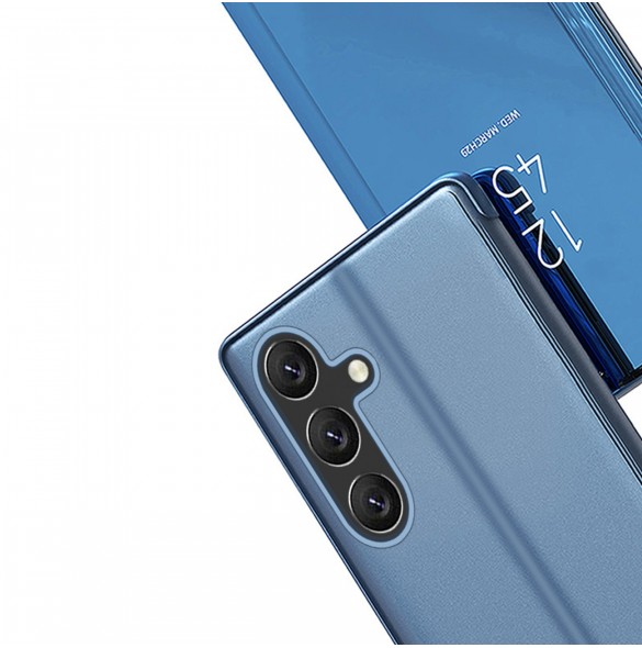 Hard Flip Fodral till Samsung Galaxy A25 Clear View Fodral - Blå