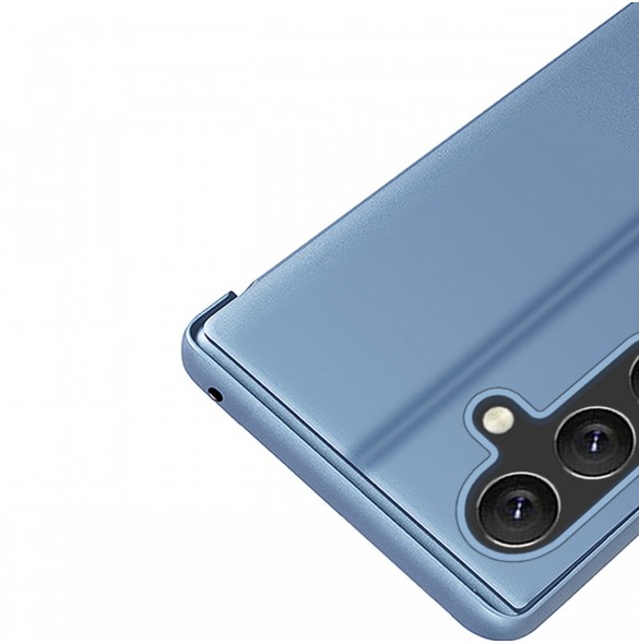 Hard Flip Fodral till Samsung Galaxy A25 Clear View Fodral - Blå
