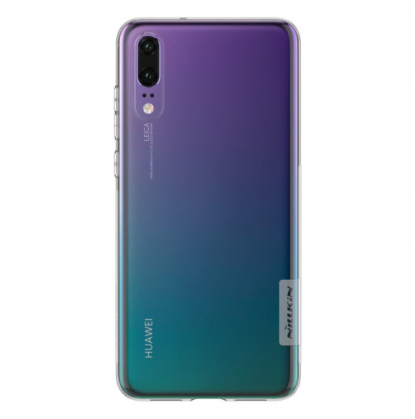 Genomskinligt och väldigt snyggt skydd för Huawei P20.