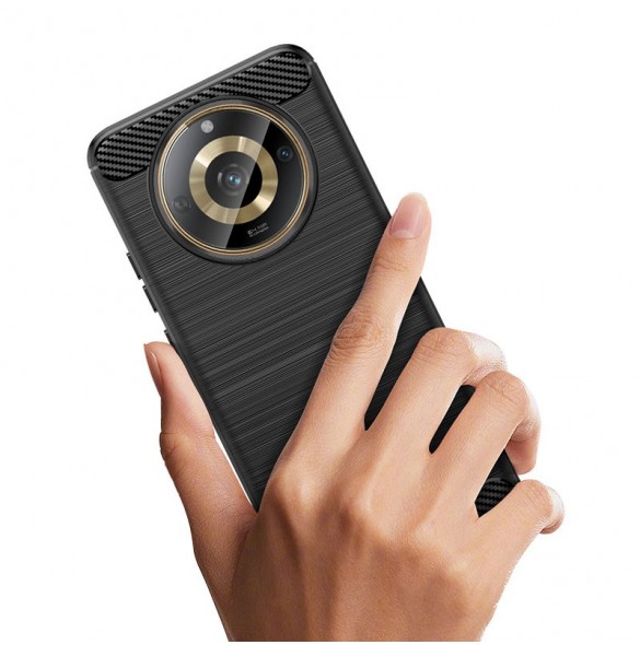 Flexibelt kolfodral för Realme 11 kolfodral - svart