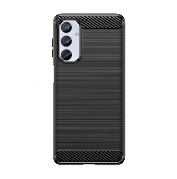 Flexibelt karbonmönsterfodral till Samsung Galaxy M54 Carbon Case - svart