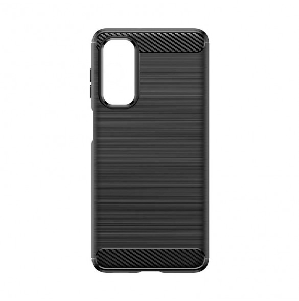 Flexibelt karbonmönsterfodral till Samsung Galaxy M54 Carbon Case - svart