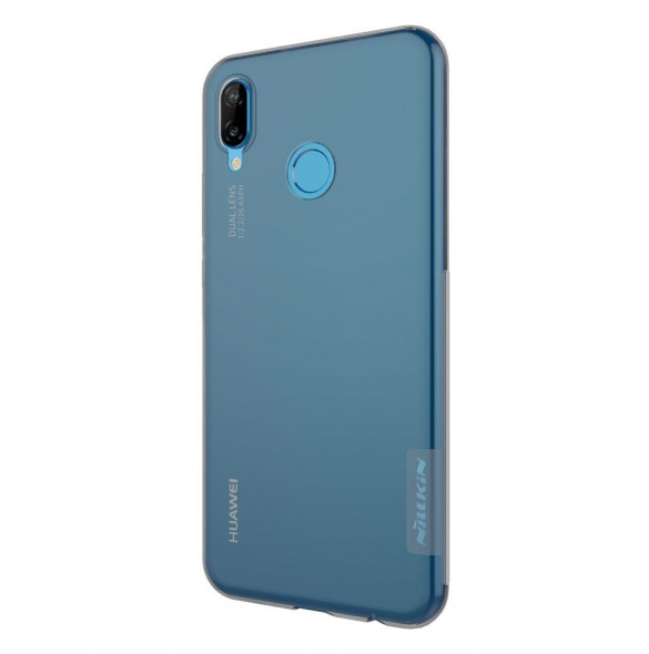 Grå och väldigt snyggt skydd för Huawei P20 Lite.