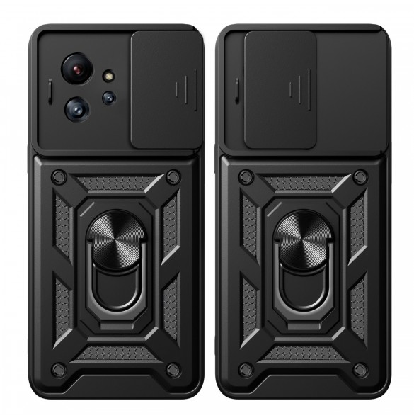 Hybrid Armor Camshield fodral till Infinix Zero Ultra med kameraskydd - svart