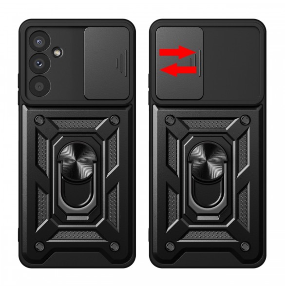 Hybrid Armor Camshield fodral till Samsung M14 med kameraskydd - svart