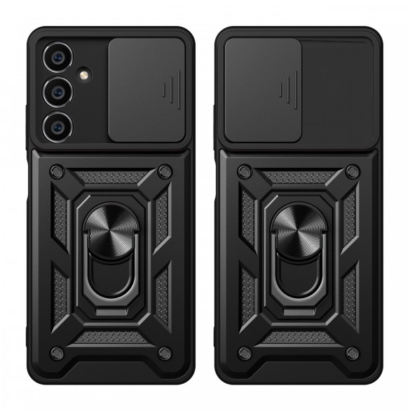 Hybrid Armor Camshield fodral till Samsung M54 med kameraskydd - svart