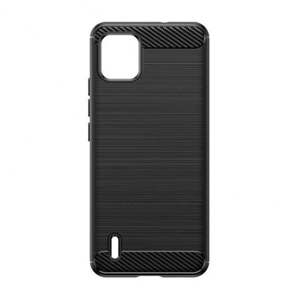 Carbon Case silikonfodral till Nokia C110 - svart
