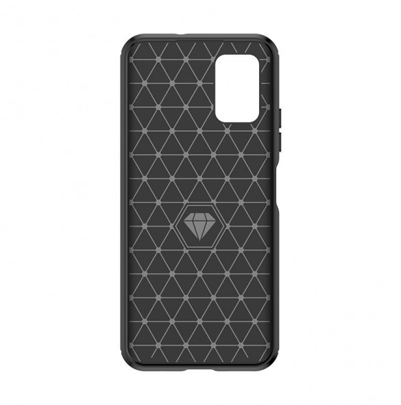 Carbon Case silikonfodral till Nokia C300 - svart