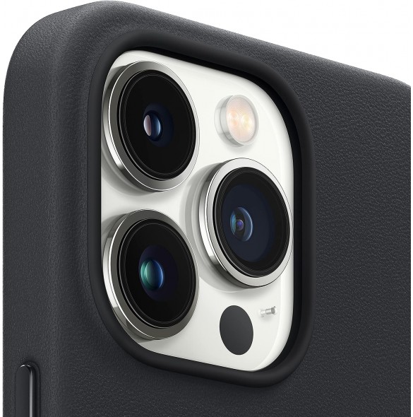 MM1R3ZM/A Apple Leather Magsafe Cover for iPhone 13 Pro Max Midnight