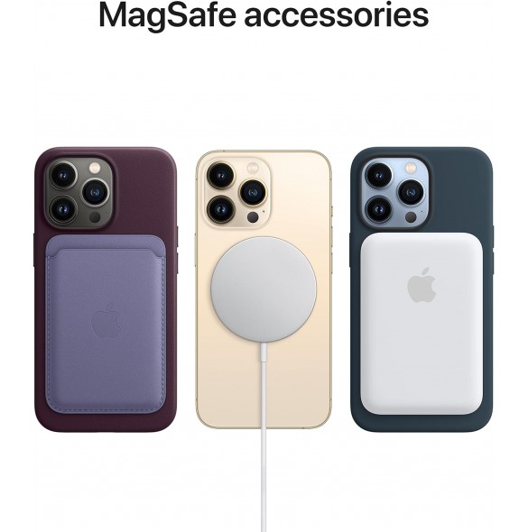 MM1R3ZM/A Apple Leather Magsafe Cover for iPhone 13 Pro Max Midnight