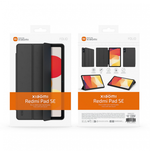 Gjord för Xiaomi Bokfodral för Xiaomi Redmi Pad SE Svart