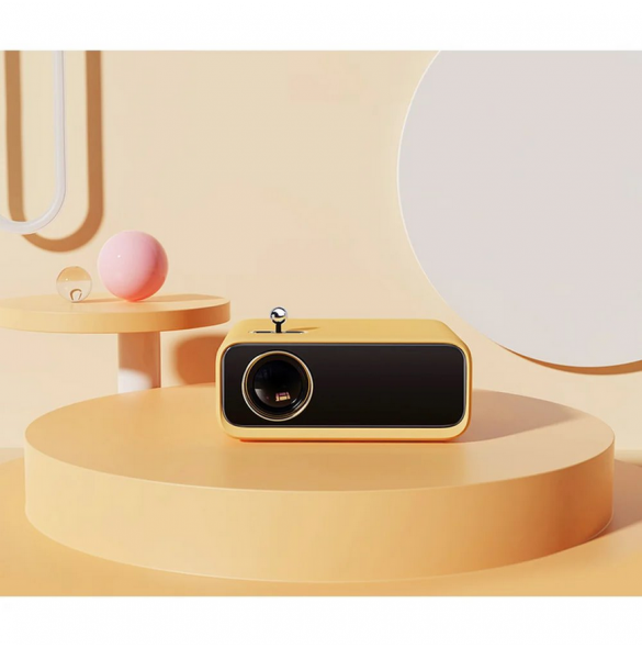 WANBO X1 Mini LED-projektor Gul
