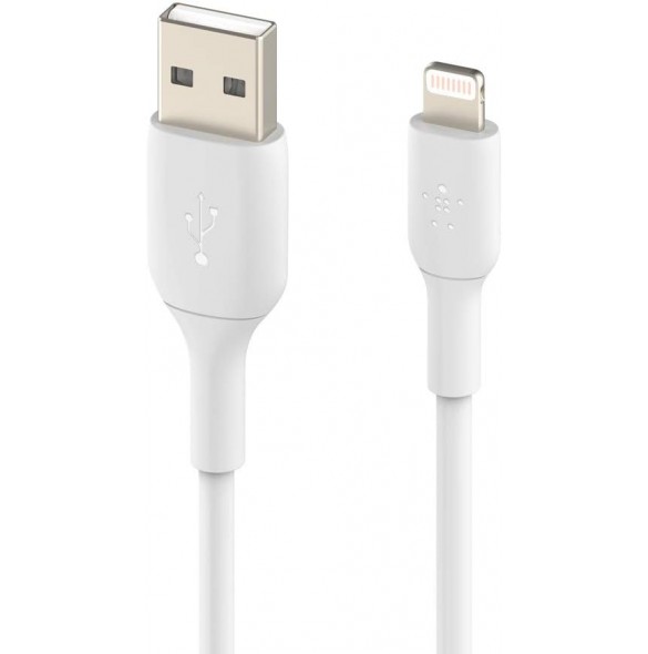 Belkin Lightning-kabel (Boost Charge Lightning / USB-kabel för iPhone, iPad, AirPods) MFi-certifierad iPhone-laddningskabel