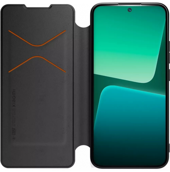 Gjord för Xiaomi bokfodral med halsband för Xiaomi 13 Black