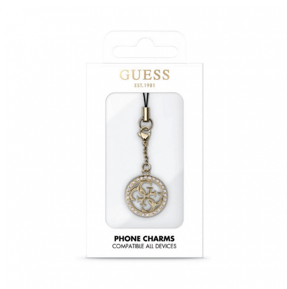 Guess - 4g Metallcharm Med Rhinestenes
