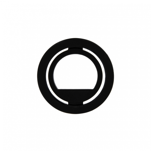 Guess - Magsafe Ringställ Med Präggad Logo Och Rhinestenes - Svart