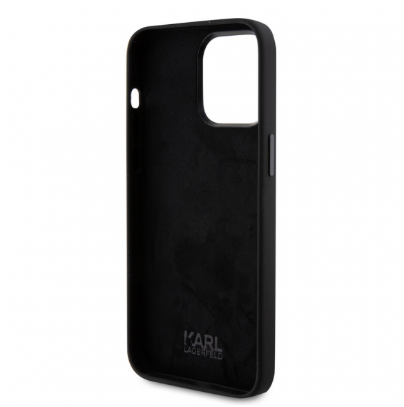 Iphone 15 Pro Max Karl - Liquid Silikone Choupette Nft - Svart