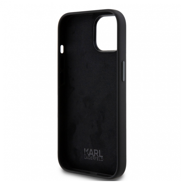 Iphone 15 Karl - Liquid Silikone Choupette Nft - Svart