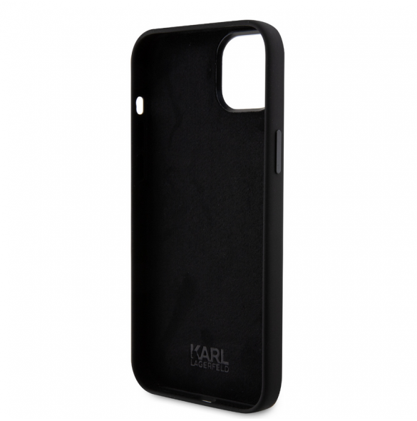Iphone 15 Plus Karl - Liquid Silikonecase Ikonik Nft - Svart