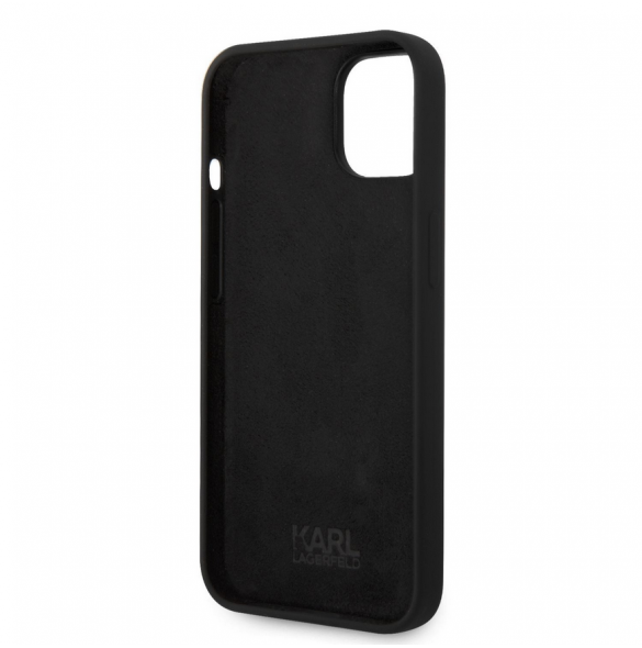 Iphone 15 Karl - Liquid Silikone Case Ikonik Nft - Svart