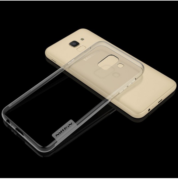 Ett elegant täcke i kvalitativt material för Samsung Galaxy J6 J600 2018.