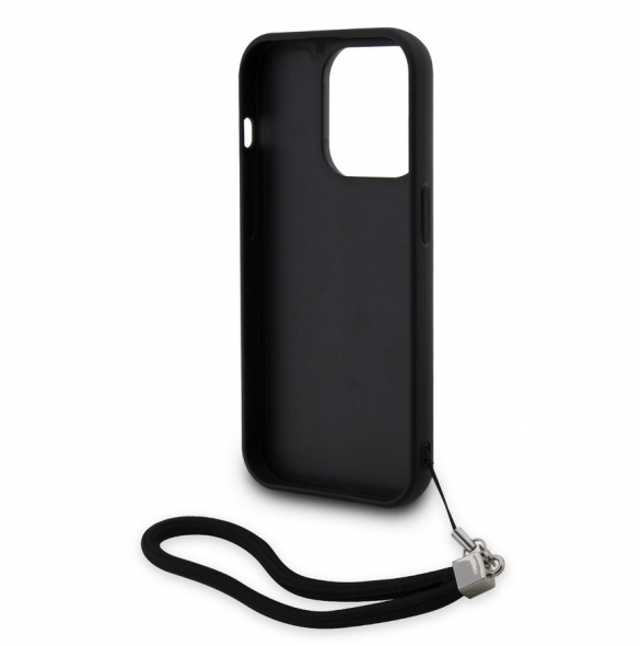 Karl Lagerfeld Paljetter Vändbart Fodral till iPhone 13 Pro Max Svart/Silver