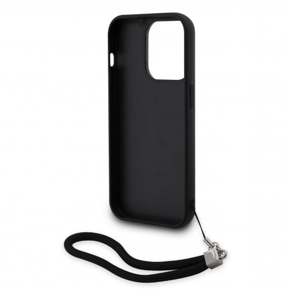 Karl Lagerfeld Paljetter Vändbart Fodral till iPhone 13 Pro Svart/Silver