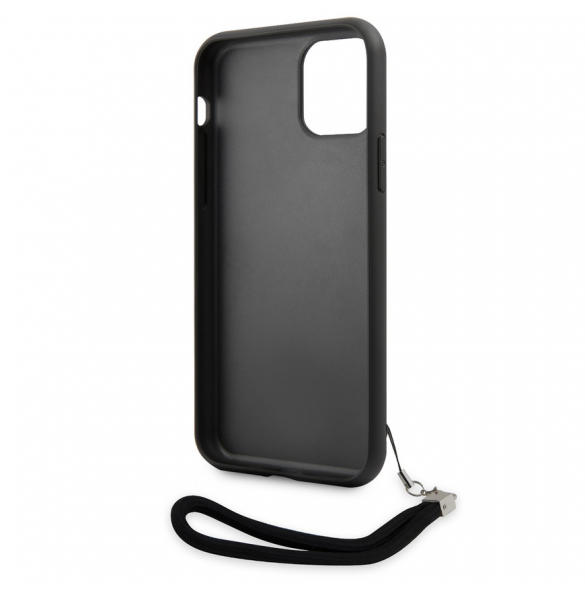Karl Lagerfeld Saffiano Plaque Case för iPhone 13 Pro Svart