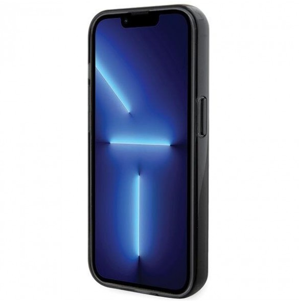 Karl Lagerfeld Ringställ Karl och Choupette MagSafe Fodral för iPhone 15 Pro Max Svart