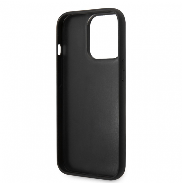 Karl Lagerfeld Quilted Puffy Metal Logo Fodral till iPhone 15 Pro Max Svart