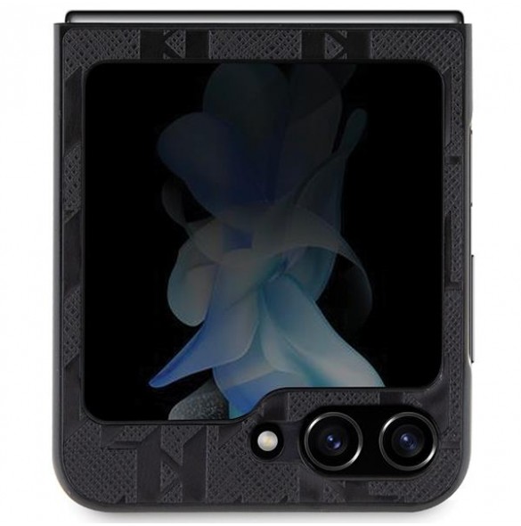Karl Lagerfeld PU Saffiano Monogram Ikonik NFT Fodral till Samsung Galaxy Z Flip 5 Svart