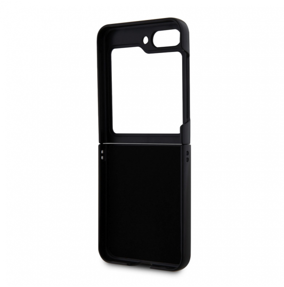 Karl Lagerfeld PU Saffiano Karl och Choupette NFT-fodral till Samsung Galaxy Z Flip 5 Svart