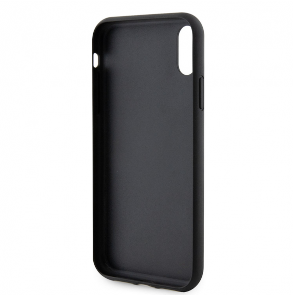 Karl Lagerfeld PU Saffiano Karl och Choupette NFT-fodral till iPhone XR Svart