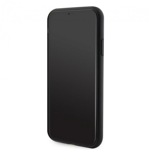Karl Lagerfeld PU Saffiano Karl och Choupette NFT-fodral till iPhone XR Svart