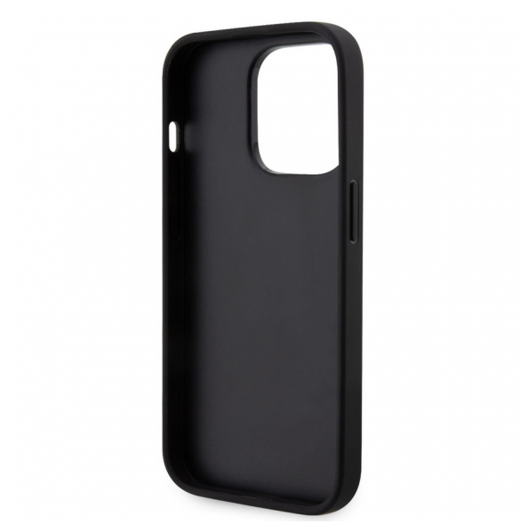 Karl Lagerfeld PU Saffiano Karl och Choupette NFT-fodral till iPhone 14 Pro Svart