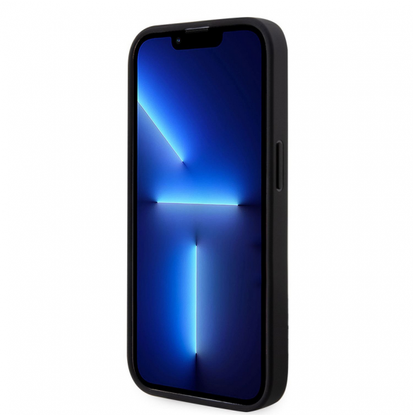 Karl Lagerfeld PU Saffiano Karl och Choupette NFT-fodral till iPhone 14 Pro Svart