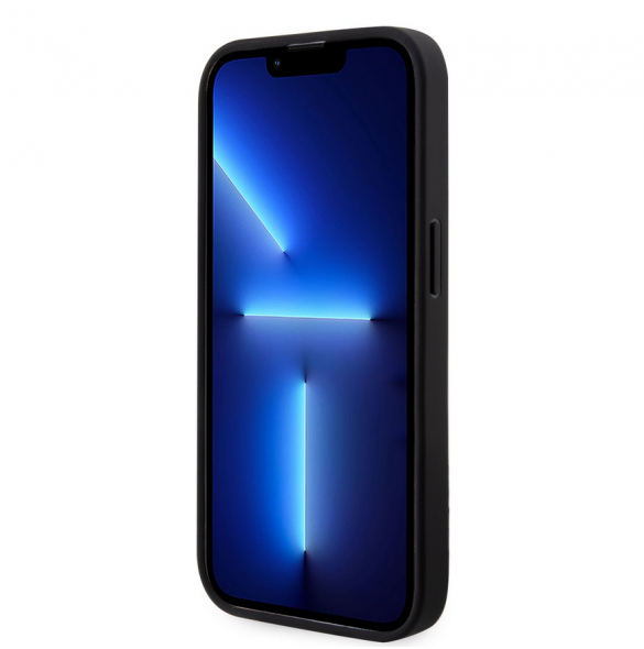 Karl Lagerfeld PU Saffiano Karl och Choupette NFT-fodral till iPhone 13 Pro Svart
