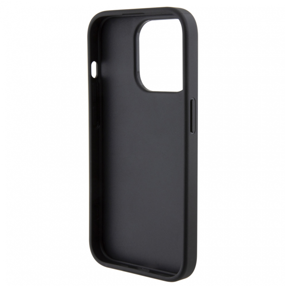 Karl Lagerfeld PU Quilted Pattern Case för iPhone 15 Pro Max Svart