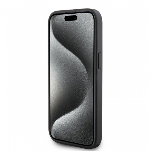 Karl Lagerfeld PU Quilted Pattern Fodral till iPhone 15 Svart