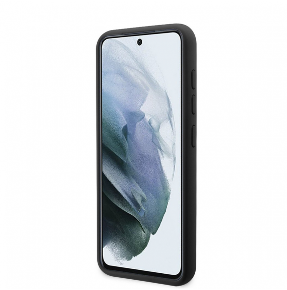 Karl Lagerfeld flytande silikon Ikonik NFT-fodral till Samsung Galaxy S23 Svart
