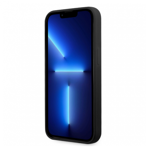 Karl Lagerfeld Liquid Silicone Ikonik NFT Fodral till iPhone 13 Pro Svart