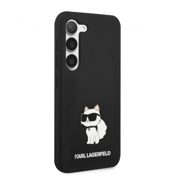 Karl Lagerfeld Liquid Silicone Choupette NFT-fodral till Samsung Galaxy S23+ Svart