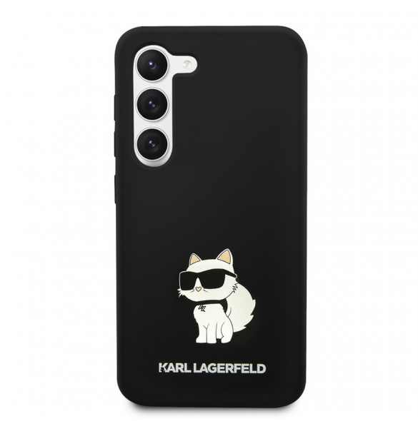 Karl Lagerfeld Liquid Silicone Choupette NFT-fodral till Samsung Galaxy S23+ Svart