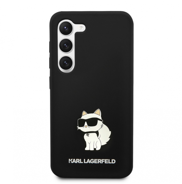 Karl Lagerfeld Liquid Silicone Choupette NFT-fodral till Samsung Galaxy S23 Svart