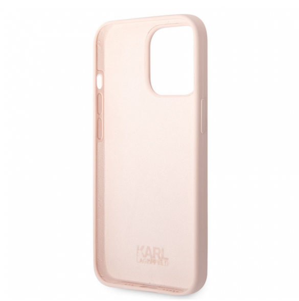 Karl Lagerfeld Liquid Silicone Choupette NFT-fodral till iPhone 13 Pro Pink